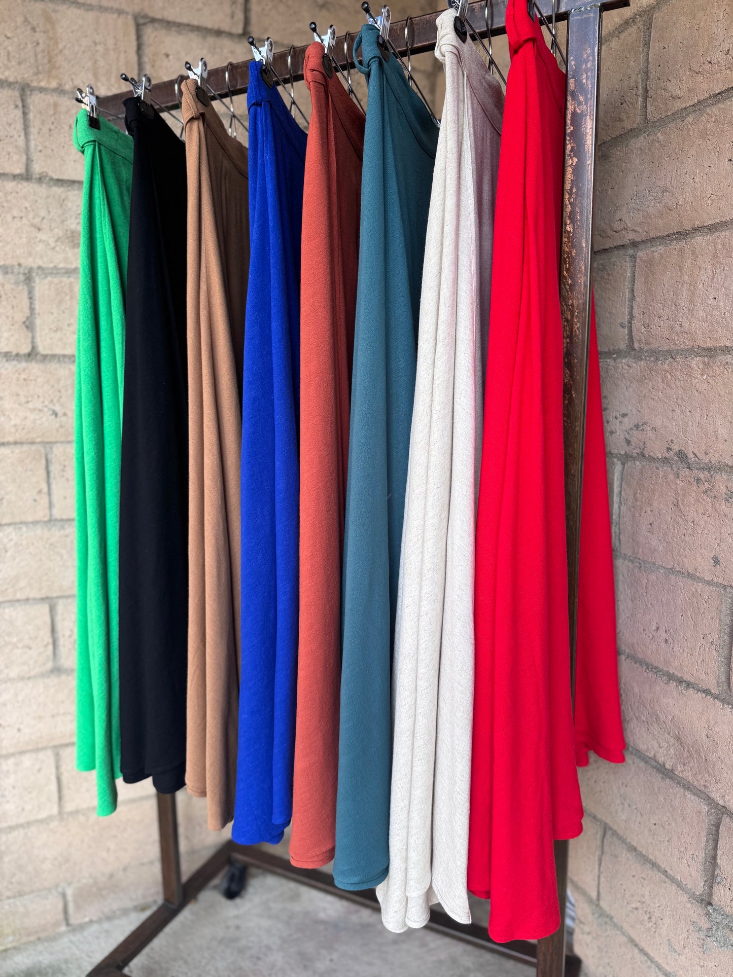 Elsie Wrap Skirt - Terracotta