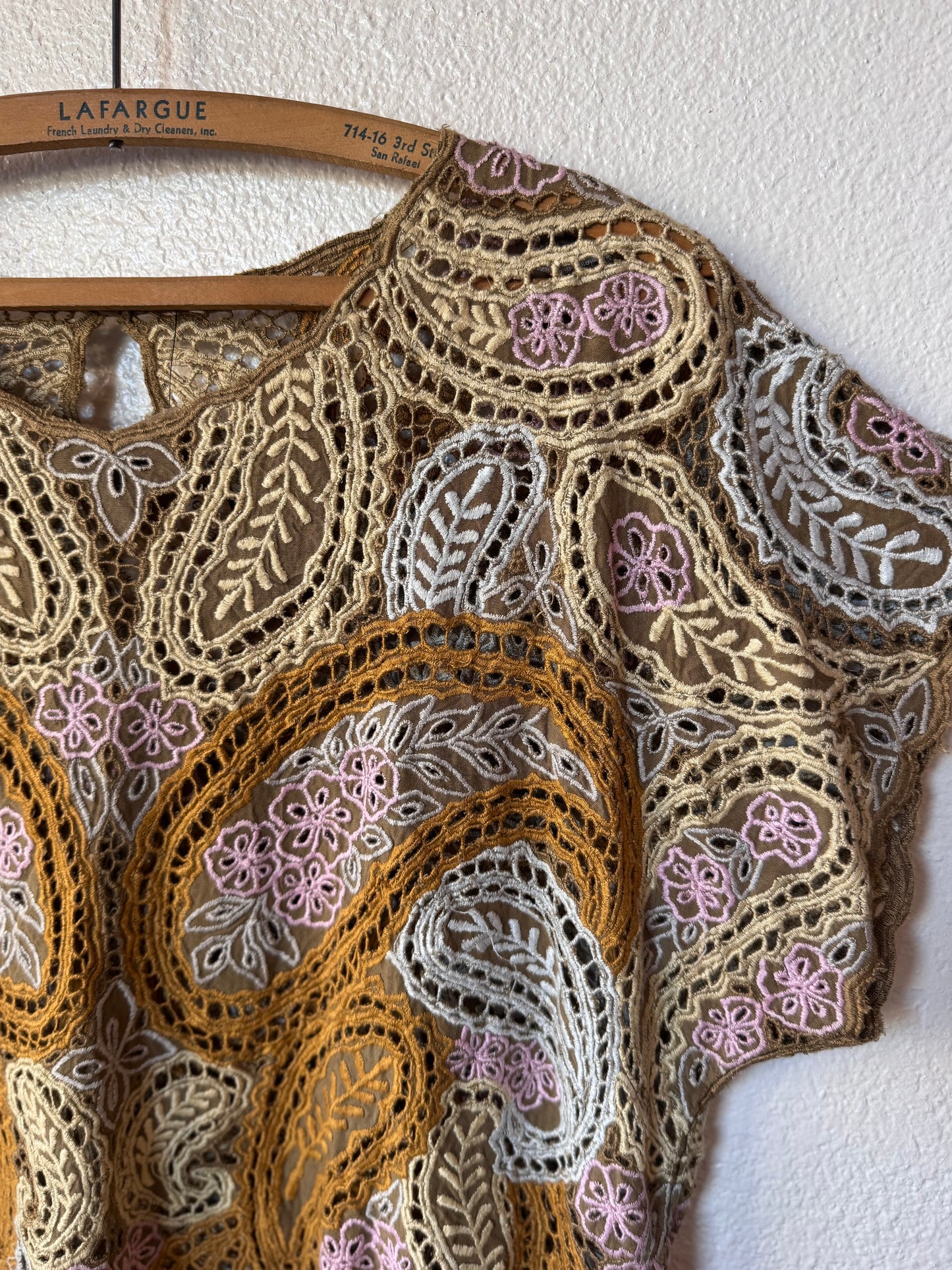 Vintage Paisley Balinese Blouse
