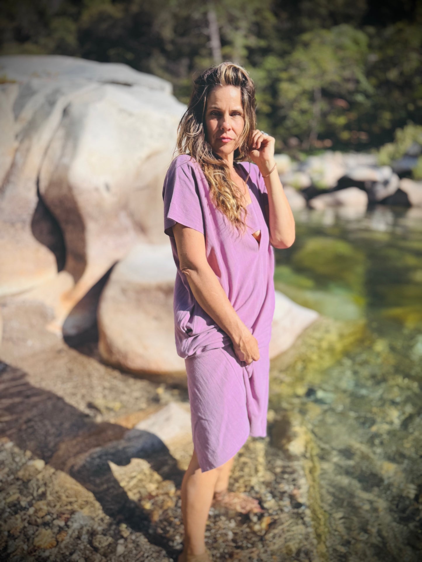 Maria Dress in Lavender
