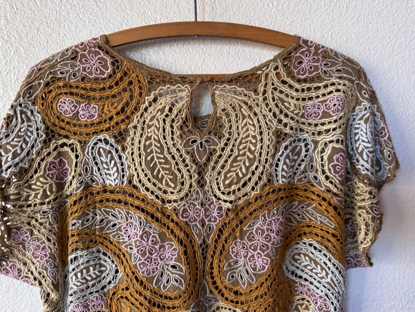 Vintage Paisley Balinese Blouse