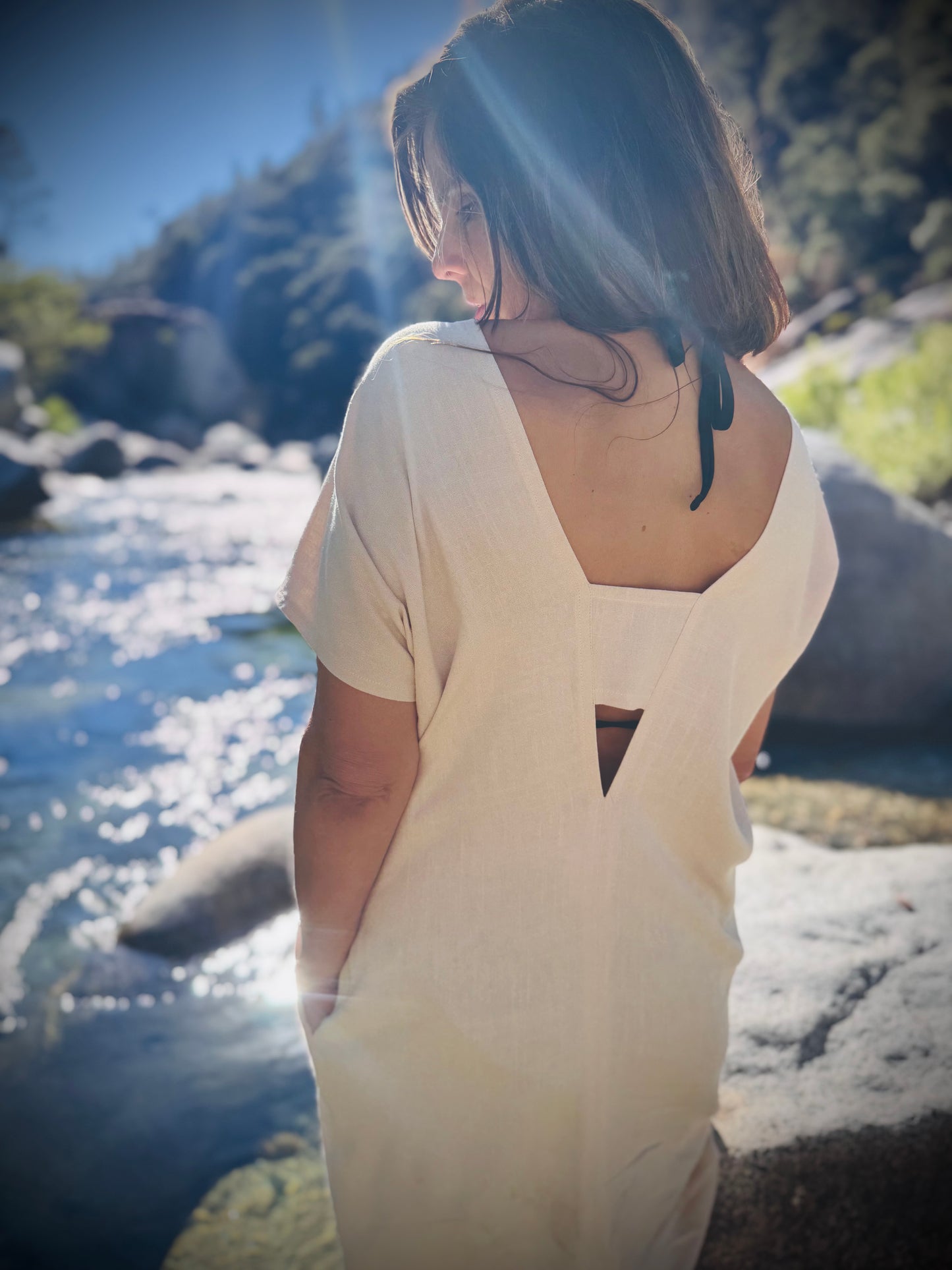 Maria Dress in Ivory
