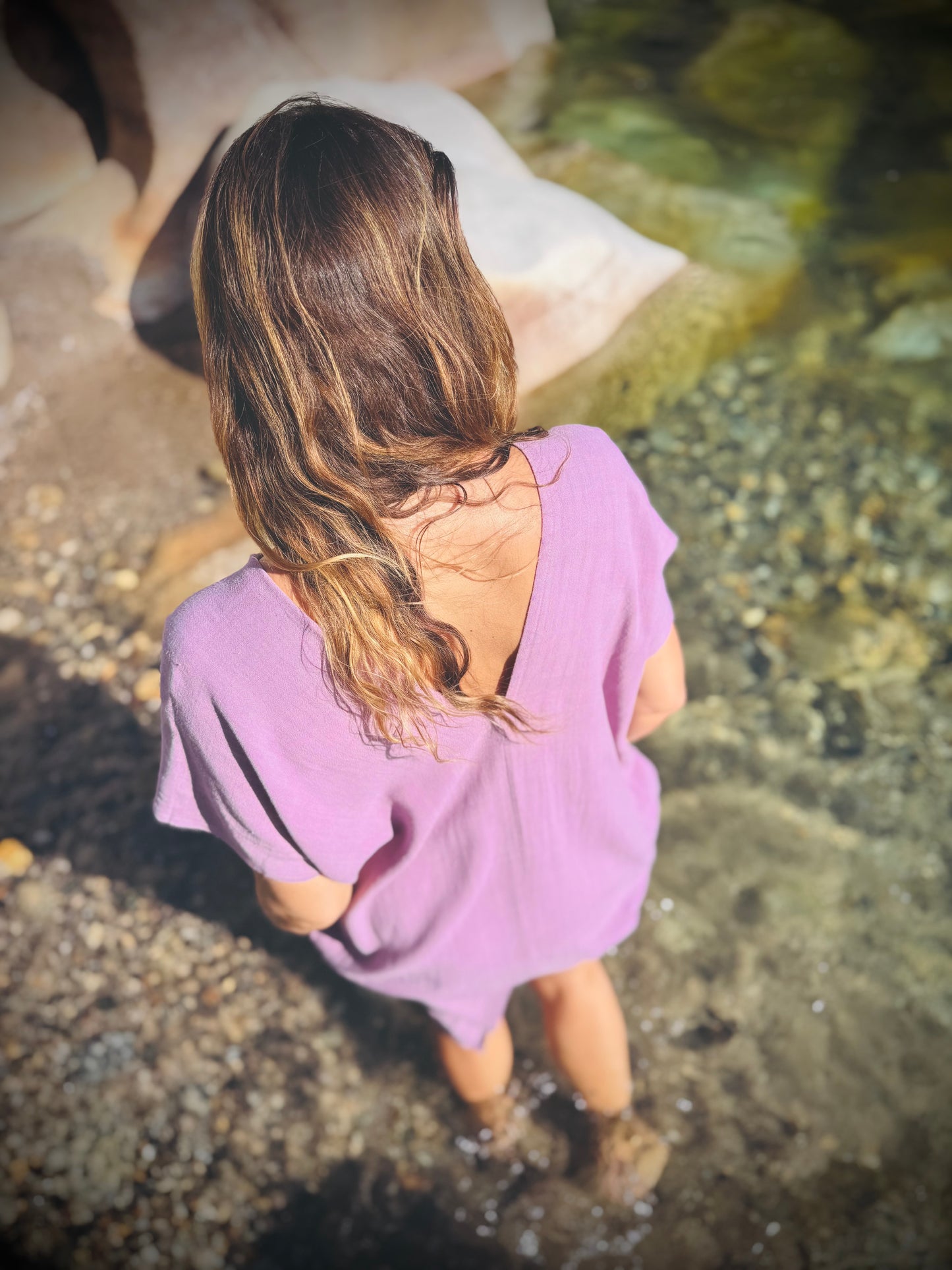 Maria Dress in Lavender