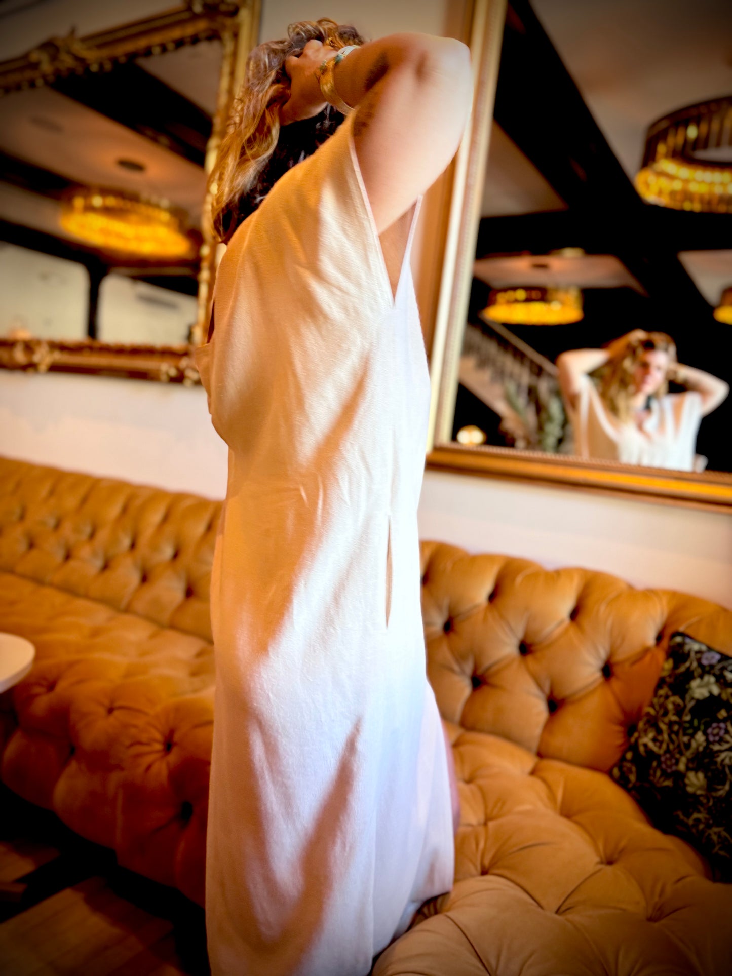 Maria Dress in Ivory
