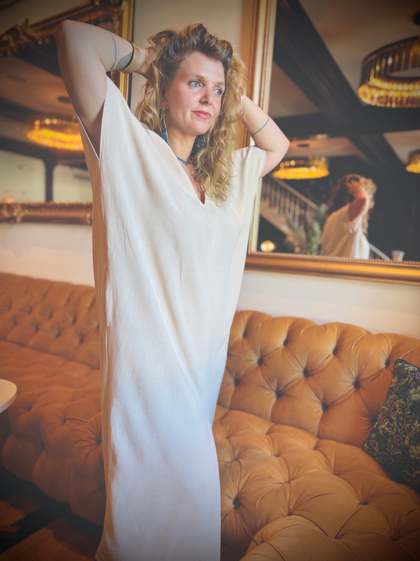 Maria Dress in Ivory