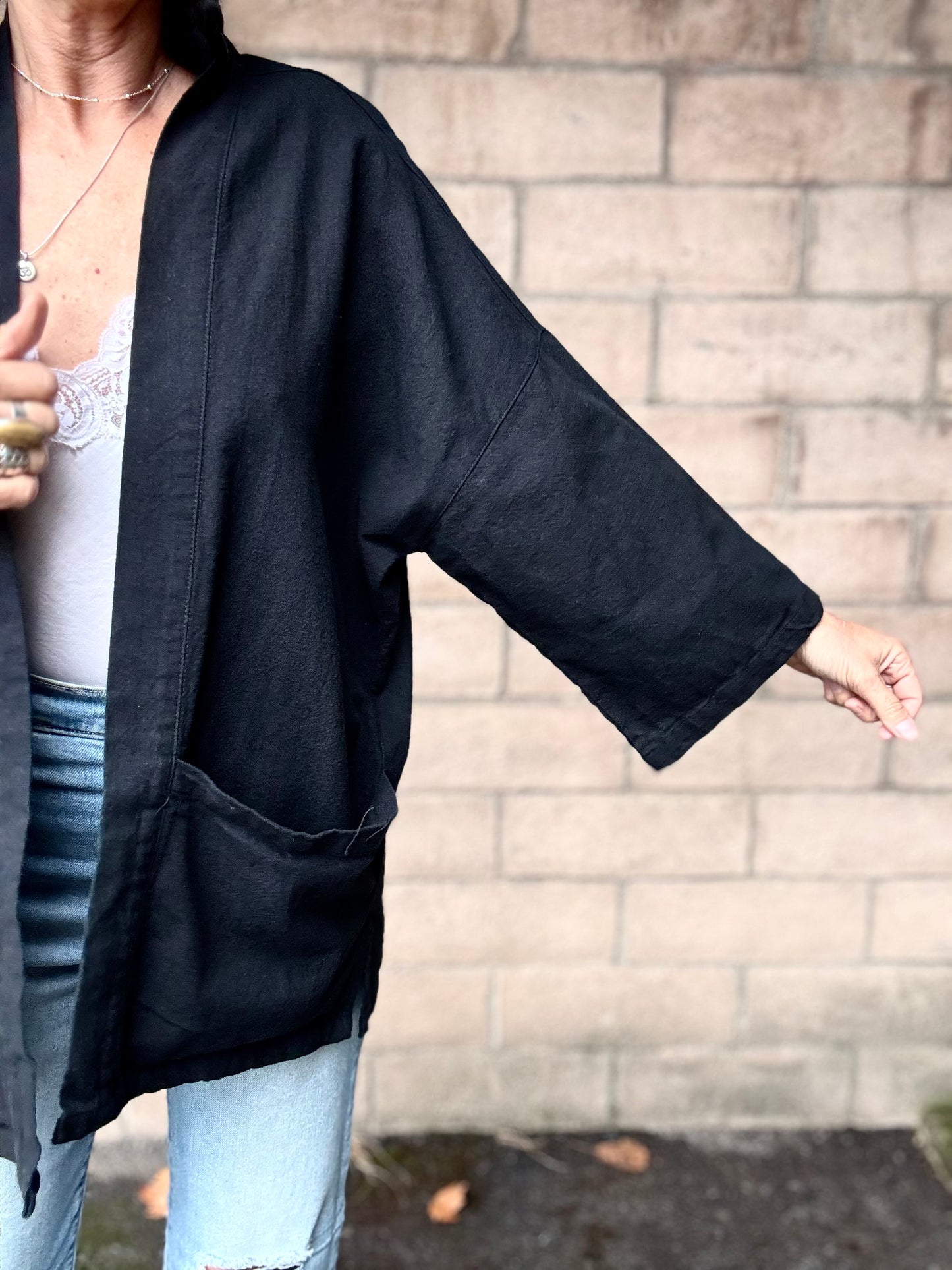 The 'Macie' Cardigan • Black