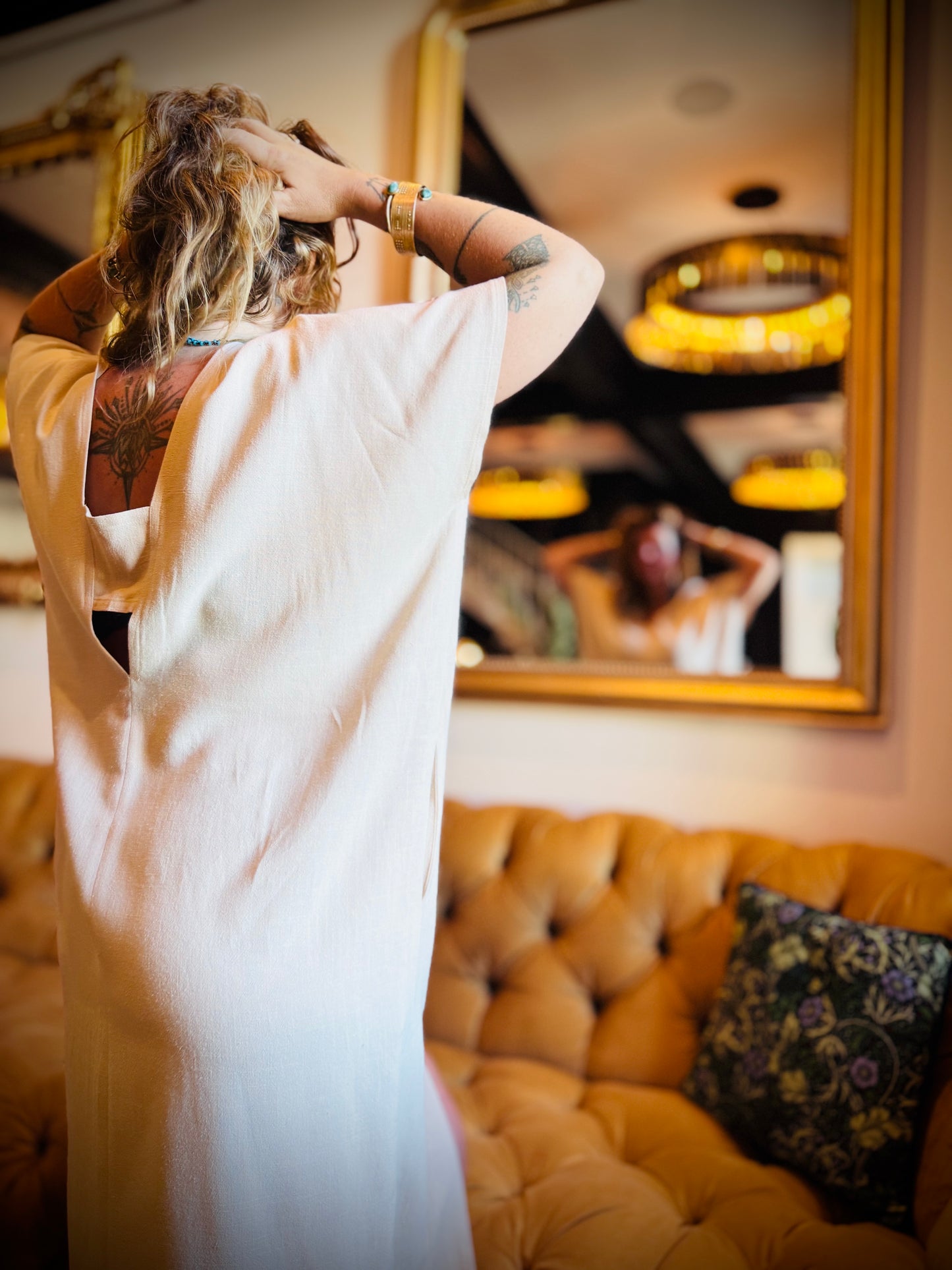 Maria Dress in Ivory