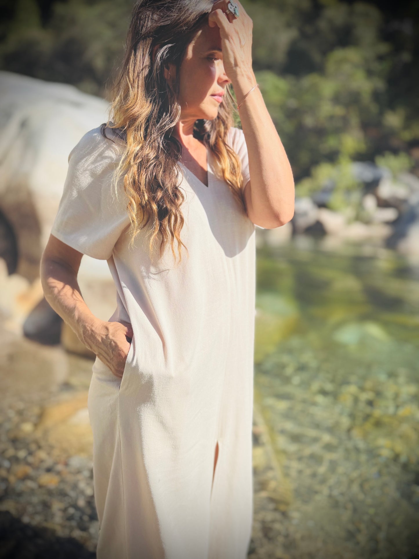 Maria Dress in Ivory