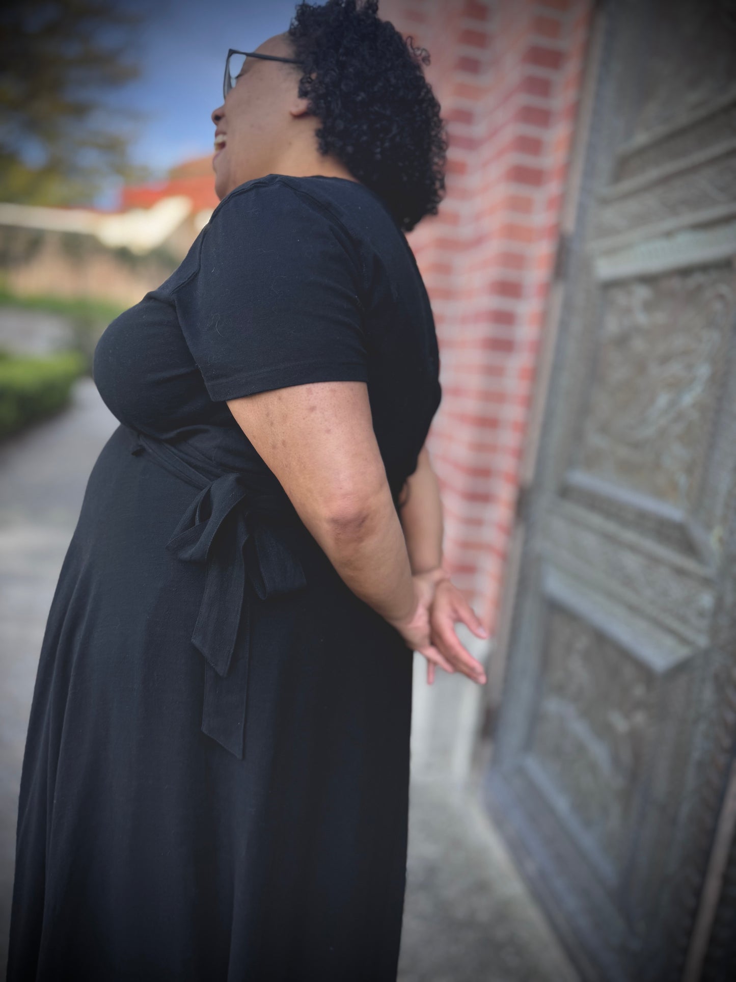 Elsie Wrap Skirt - Black