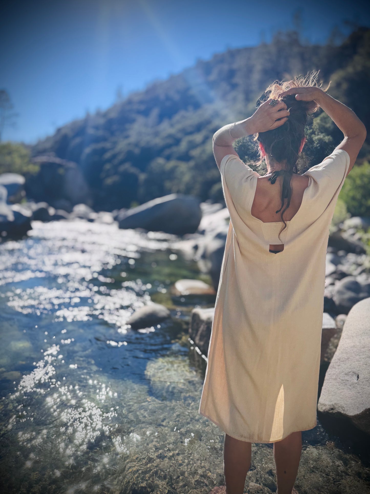 Maria Dress in Ivory