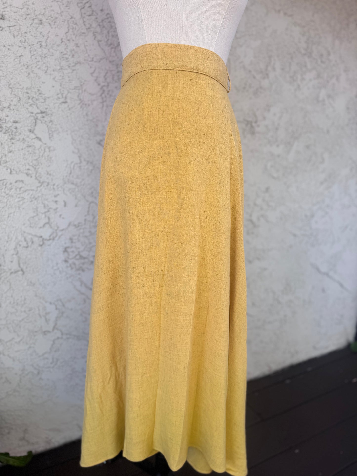 Elsie Wrap Skirt - Mustard