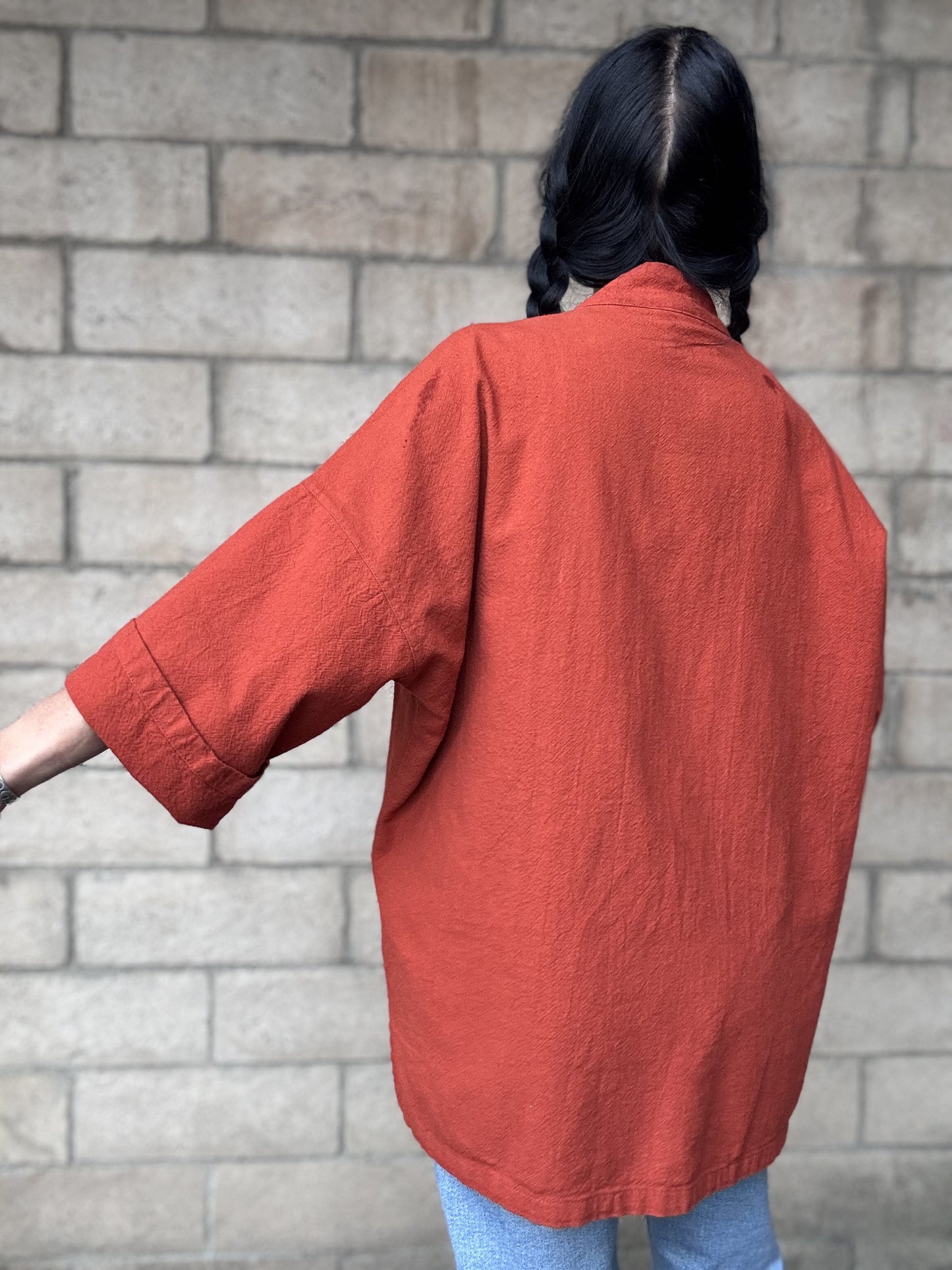 The 'Macie' Cardigan • Rust