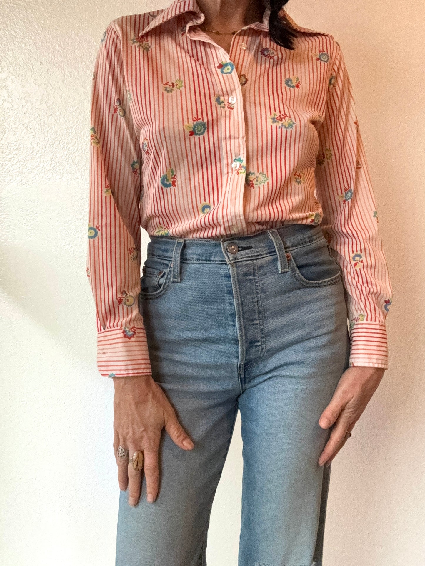 ‘College Town’ Striped Top