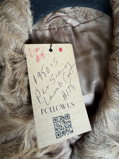 #5 Tan Persian Lamb Coat