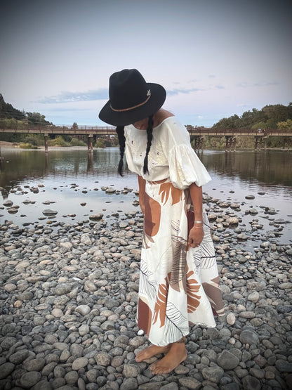 Elsie Wrap Skirt - Monstera