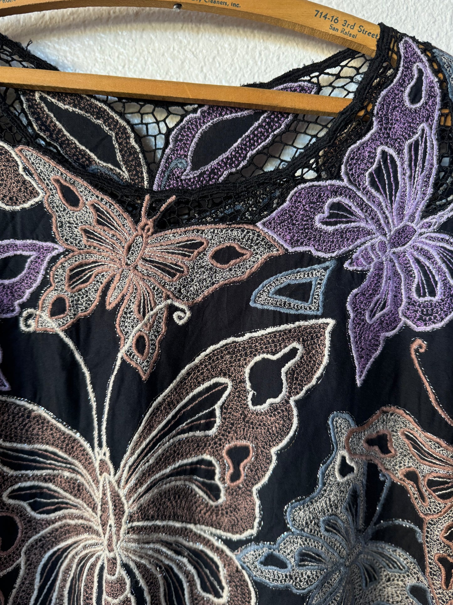 Vintage Balinese Butterfly Blouse