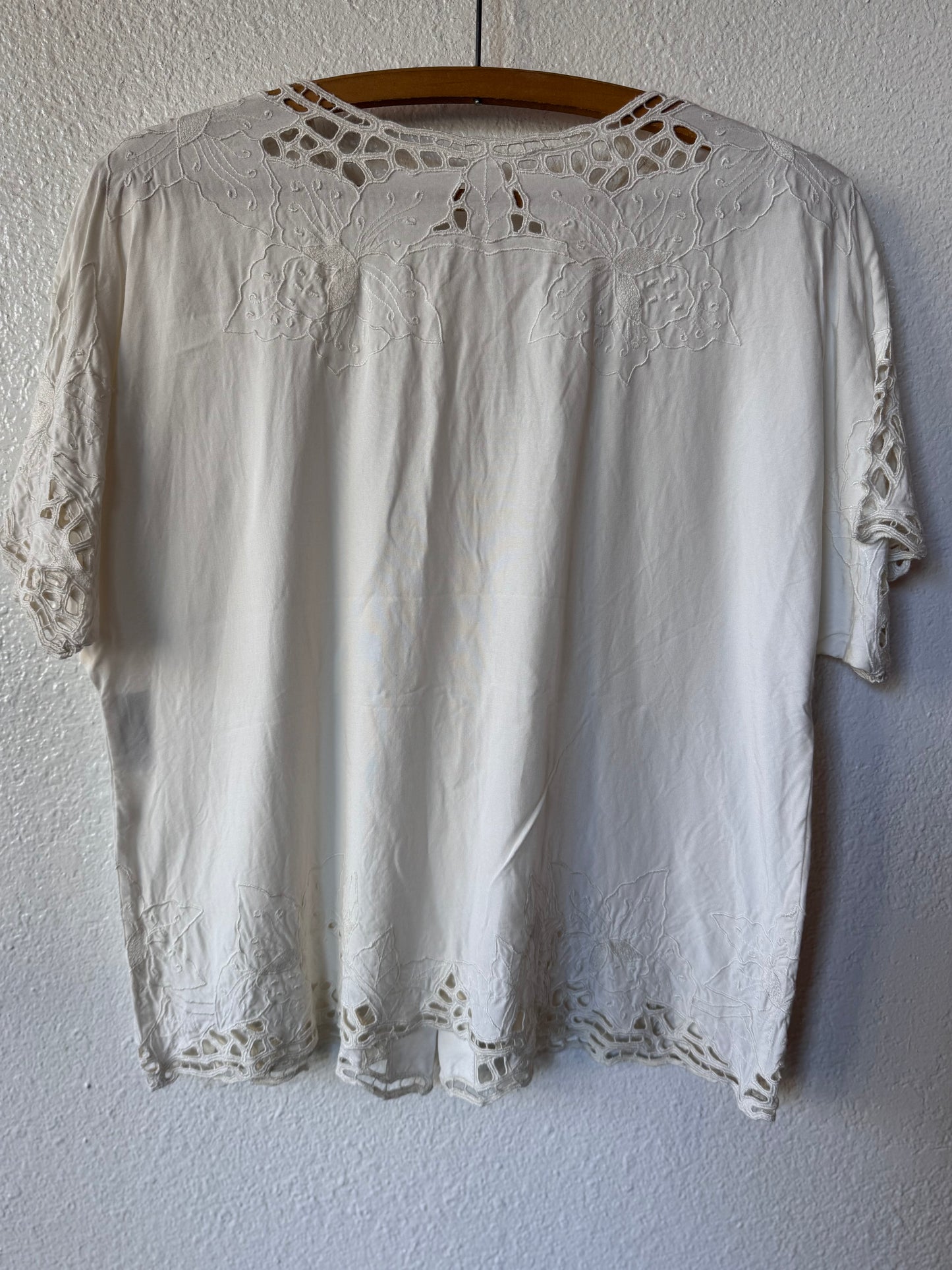 Vintage Balinese Button Up Blouse