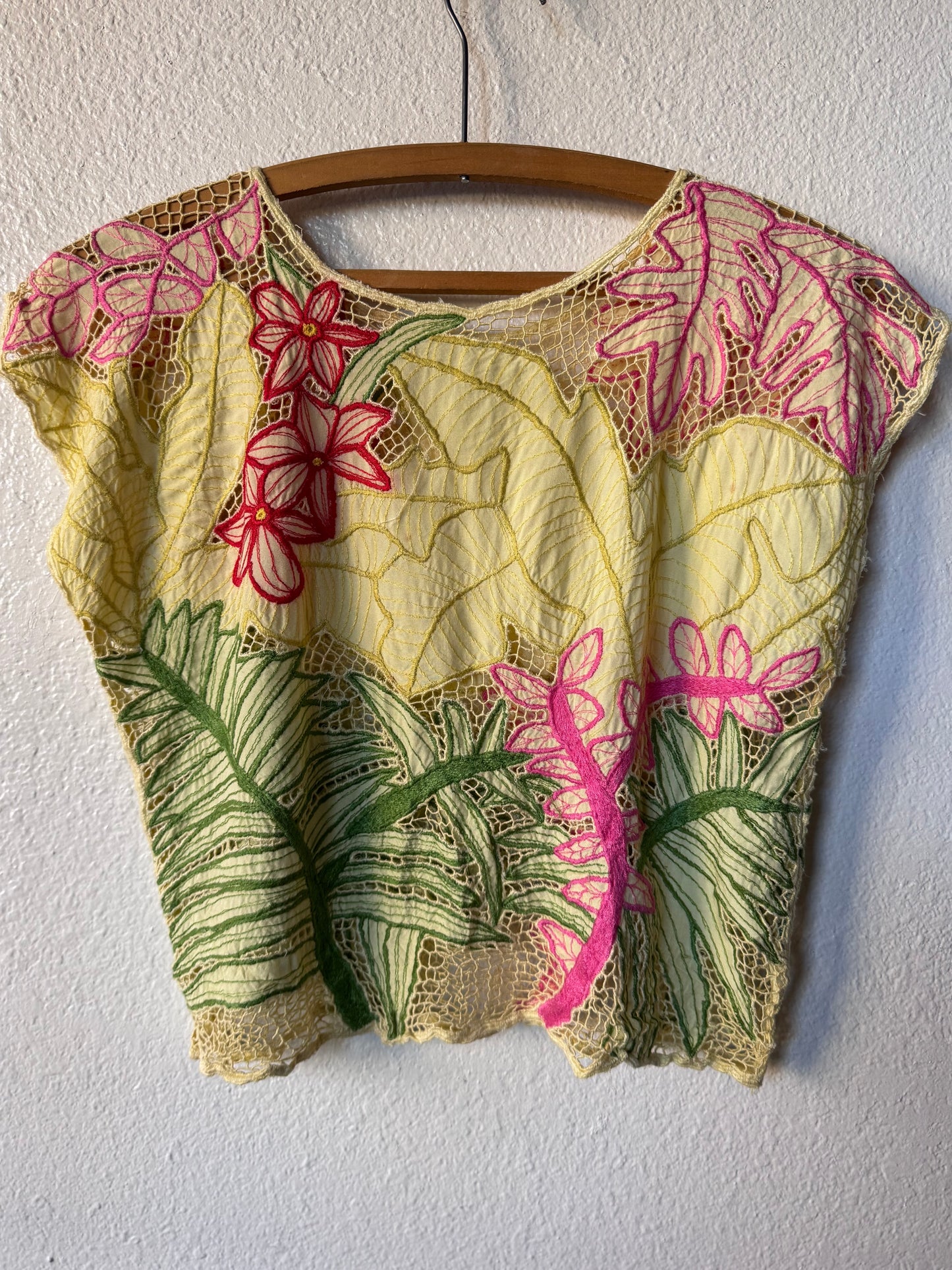 Vintage Floral Balinese Blouse