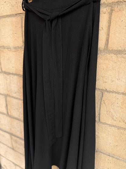 Elsie Wrap Skirt  - Black
