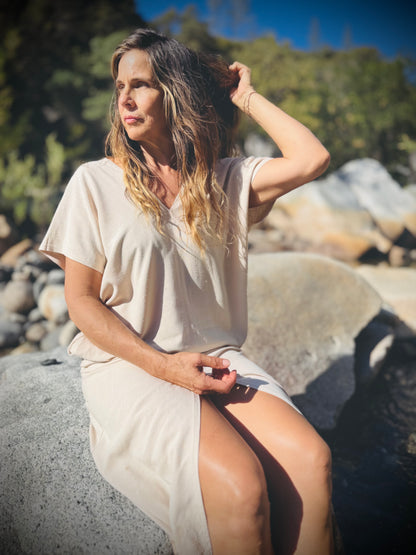 Maria Dress in Ivory