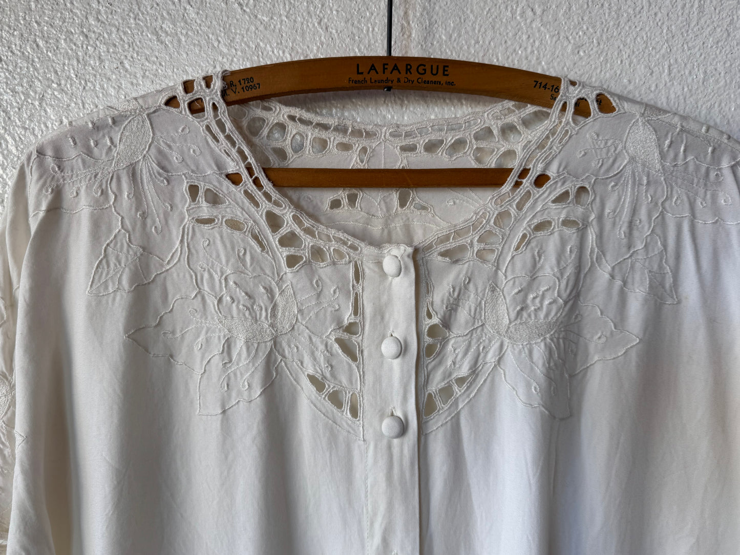 Vintage Balinese Button Up Blouse