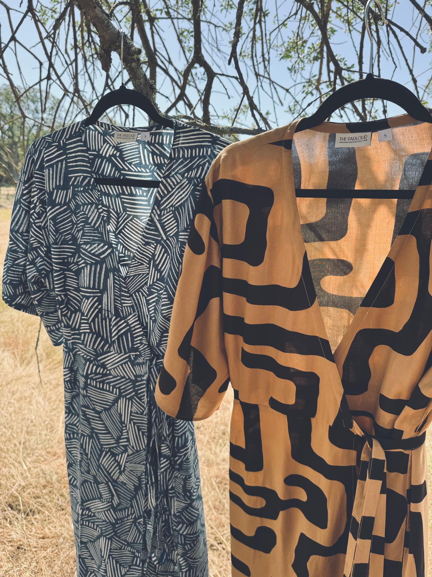 ‘Velma' Wrap Dress in THICKET