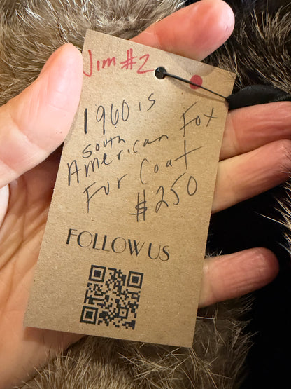 #1 Brown & Black Fox Coat