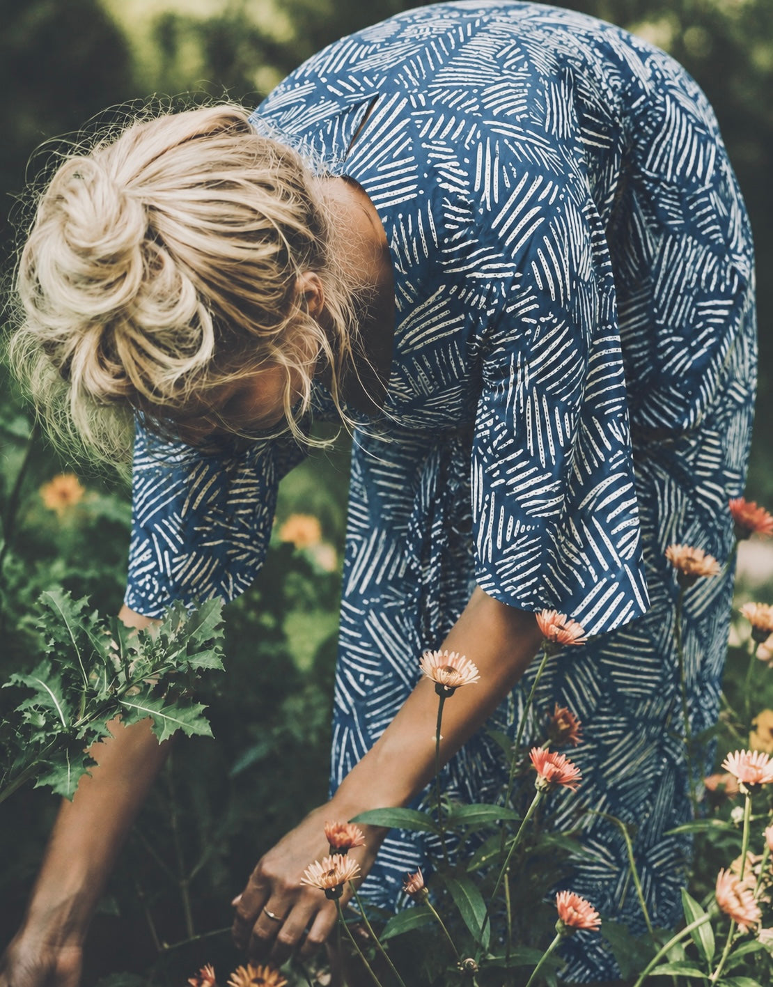 ‘Velma' Wrap Dress in THICKET